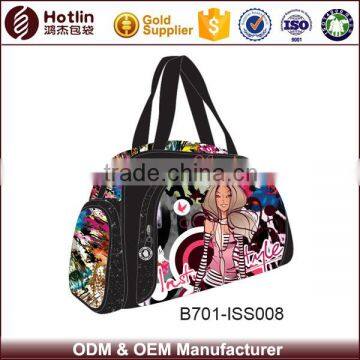 Latest Arrival Luxury Hot Sale Sportbag With Shoe Compartment for girl