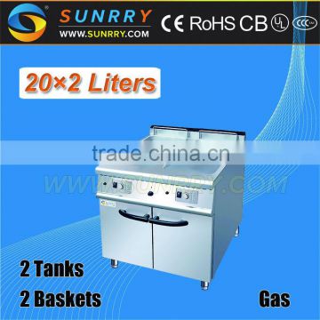 Commercial butterball turkey fryer with cabinet 40 liters mcdonald's chicken machine (SY-GF700B SUNRRY)