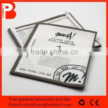 hot factory customized fabric label, different logo design