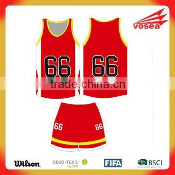 Wholeslae Custom China cheap new style jersey basketball design