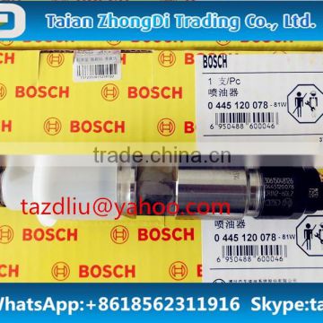 Genuine Common rail injector 0445120222 for WEICHAI 612600080618