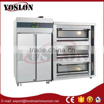 double door Proofer and 3 deck oven