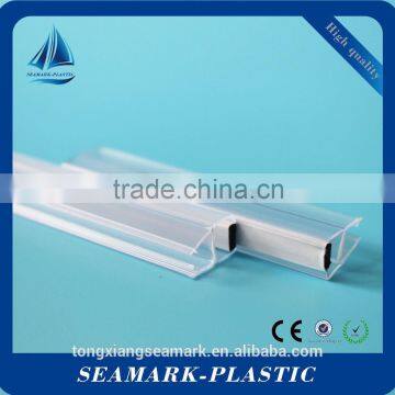 2016 eco-friendly customized pvc shower door water strip magnetic