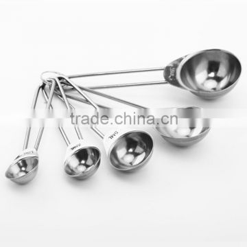 Hot sale passed FDA or LFGB stainless steel kitchen measuring spoon