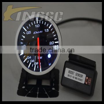 BF Series 60MM Auto Racing Gauge With White and Red Light