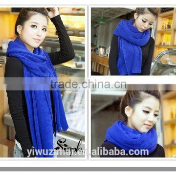 Hot!Women Autumn Winter Knitting Wool Scarf Solid Warm Lady Shawls 17colors photo-2