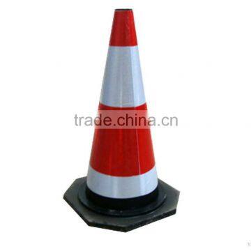Black Base Rubber Road Cones photo-2