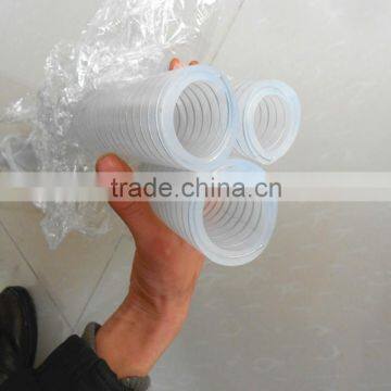 Large diameter silicon rubber hose braided 38*48mm food grade non-toxic odorless