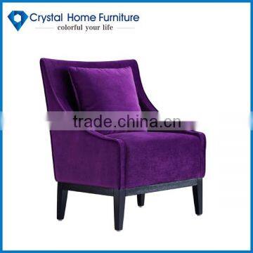 Hotel furniture fabric arm chair furniture