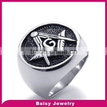 factory bulk sale custom design stainless steel masonic ring sale jewelry