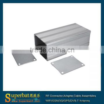 38x51x110mm silver anodized split body aluminum enclosure