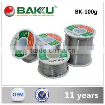 No deleterious smoke and no pollution lead free tin solder wire (BK-100g/1000g)