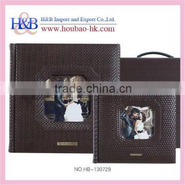 H&B hot sales 12*12 personalized leather photo album