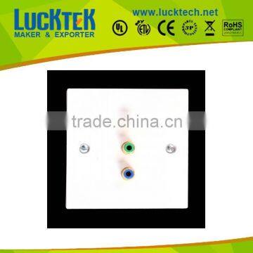 3 x RGB Wall Plate (Red, Green, Blue), 3 x RCA Faceplate Solder Connectors