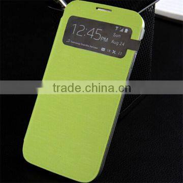 Leather Flip Smart View Battery Case Cover for Samsung Galaxy S4 I9500 I9505