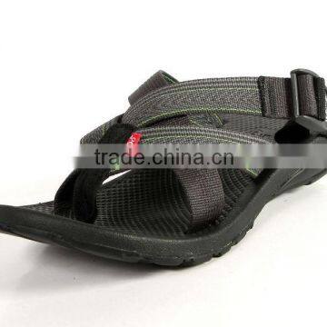 2015 HOT SALE fashionable webbing sandal for men, latest design flip flop for men, OEM/ODM factory