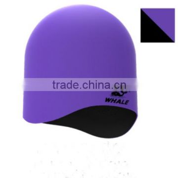 2015high quality silicone swimming cap for kids and adult&earflaps&colorful&