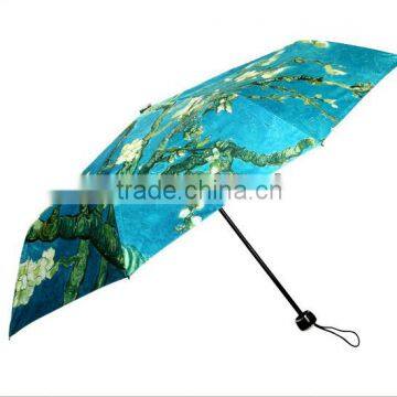 Chinese Landscape Painting Hot Sale Promotion Folding Umbrella