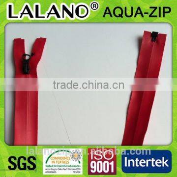TPU welded #5 one way open end water repellent zipper for waterproof bags and buffels