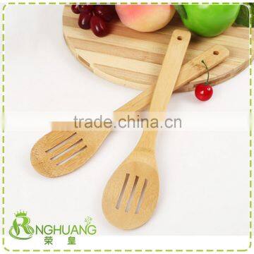 Bamboo kitchen utensil/slotted spoon