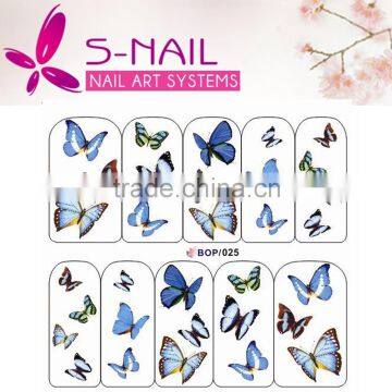 NAIL ART TATTOOS STICKER WATER DECAL /buttferfly Water Transfer Nail Stickers of Flowers photo-2