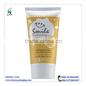 Round Cosmetic Tube With Flip Cap, Collapsible Aluminum Tube