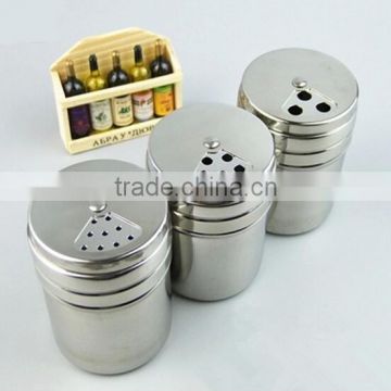 High quality BBQ Tools Stainless Steel Seasoning Pot/Pepper seasoning pot