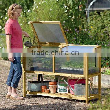 LEAFFY-Wooden Garden Green House GH-338 photo-3