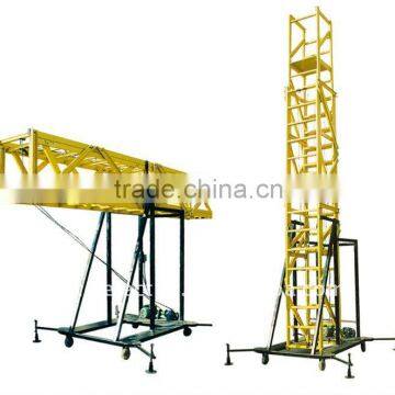 Light fiberglass lifting platform