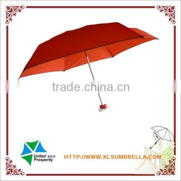 High quality light advertising aluminum 5 fold umbrella