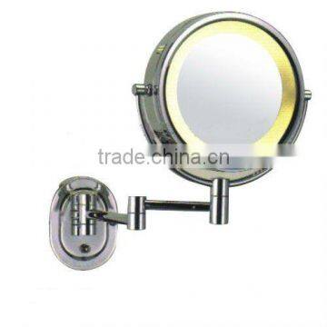 led lighted wall mounted hairdressing mirror,magnifying mirror,bathroom vanity mirror