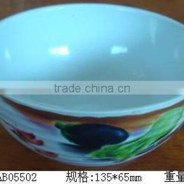 Melamine nice design printing rice bowl