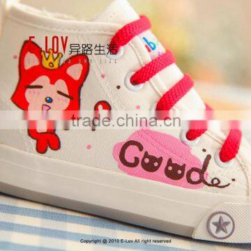 2015 Hot Sales High Quality White Canvas Shoes no Brand