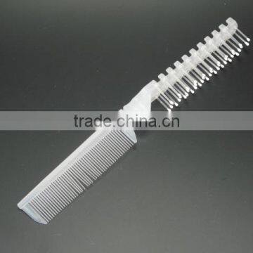 mini plastic foldable comb for travel