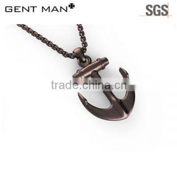 Hot Selling Product jewelry manufacturer china Men Stainless Steel Anchor Pendant