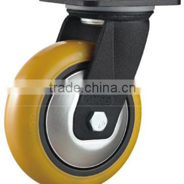 Swivel PU Caster Heavy duty Double Ball Bearing Caster