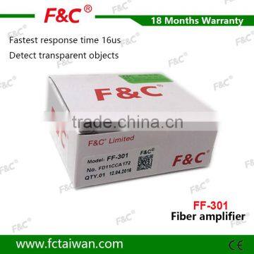 Factory Price NPN Type Digital Player F&C Fiber Optic Amplifier FF-301