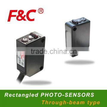 CR-500/1000 series rectangled photoelectirc sensors, 500cm/1000cm Through-beam photoelectric switches