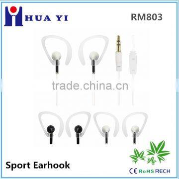 sport earphone and earhook with Mic for iPhone earpod sports