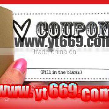 Coupon Book Printing Factory