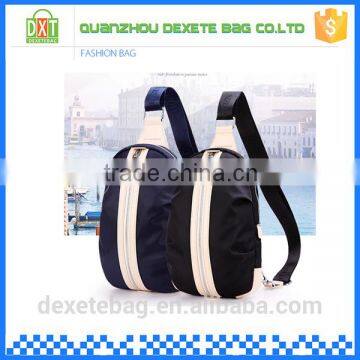 2015 New waterproof wholesale nylon black jogging bag