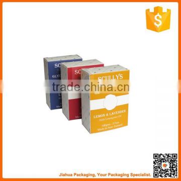 colourful paper women's perfume packaging box