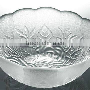 CLEAR GLASS BOWL