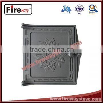 High quality cast iron fireplace door