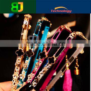 Lady love! Diamond mobile phone metal frame for iphone Samsung !