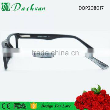 2016 New Trendy Old Fashion Wooden Brush Fake Acetate Naked Glasses Frames Eyewear photo-3