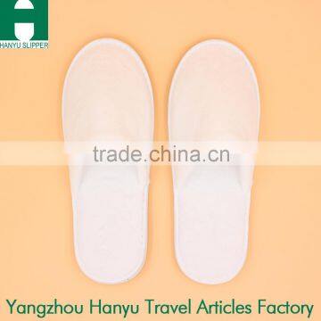 White Super-soft Velvet Hotel Slippers