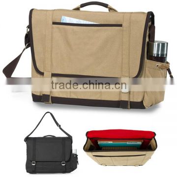 wholesale cotton canvas computer messenger bag