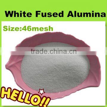 Abrasive 46mesh white fused alumina for polishing