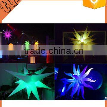 Best Decoration custom inflatable LED star, inflatable led star, hanging star decoration for inflatable hanging decoration